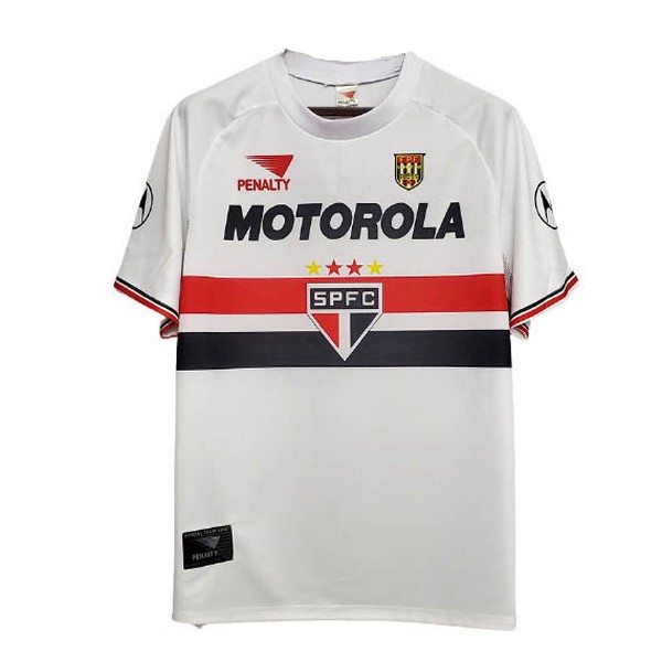 Camiseta São Paulo 1ª Kit Retro 1999 2000 Blanco